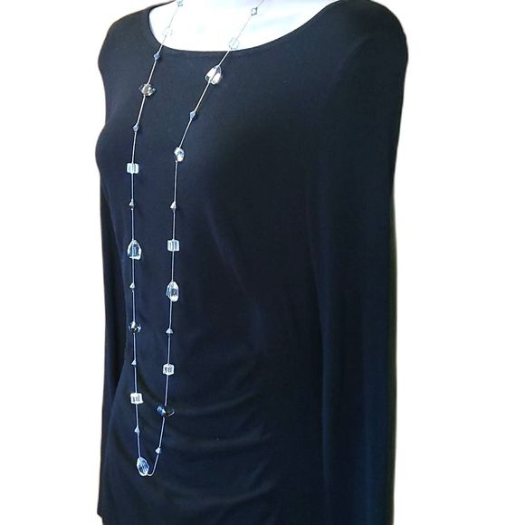 Express Cocktail Mini Sheath Dress Long Sleeve Boatneck Knit Pullover Bodycon - Picture 7 of 16